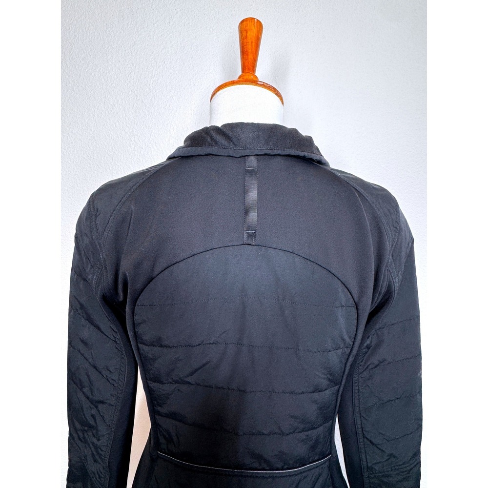 LULULEMON Another Mile Full Zip Womens Jacket NO Hood 8 Black Primaloft Outdoor - Picture 10 of 11